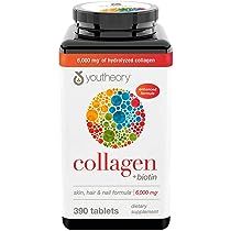 Youtheory Collagen Advanced Formula Tablets - 390 ct (2-Pack for 780 Ct) | Amazon (US)