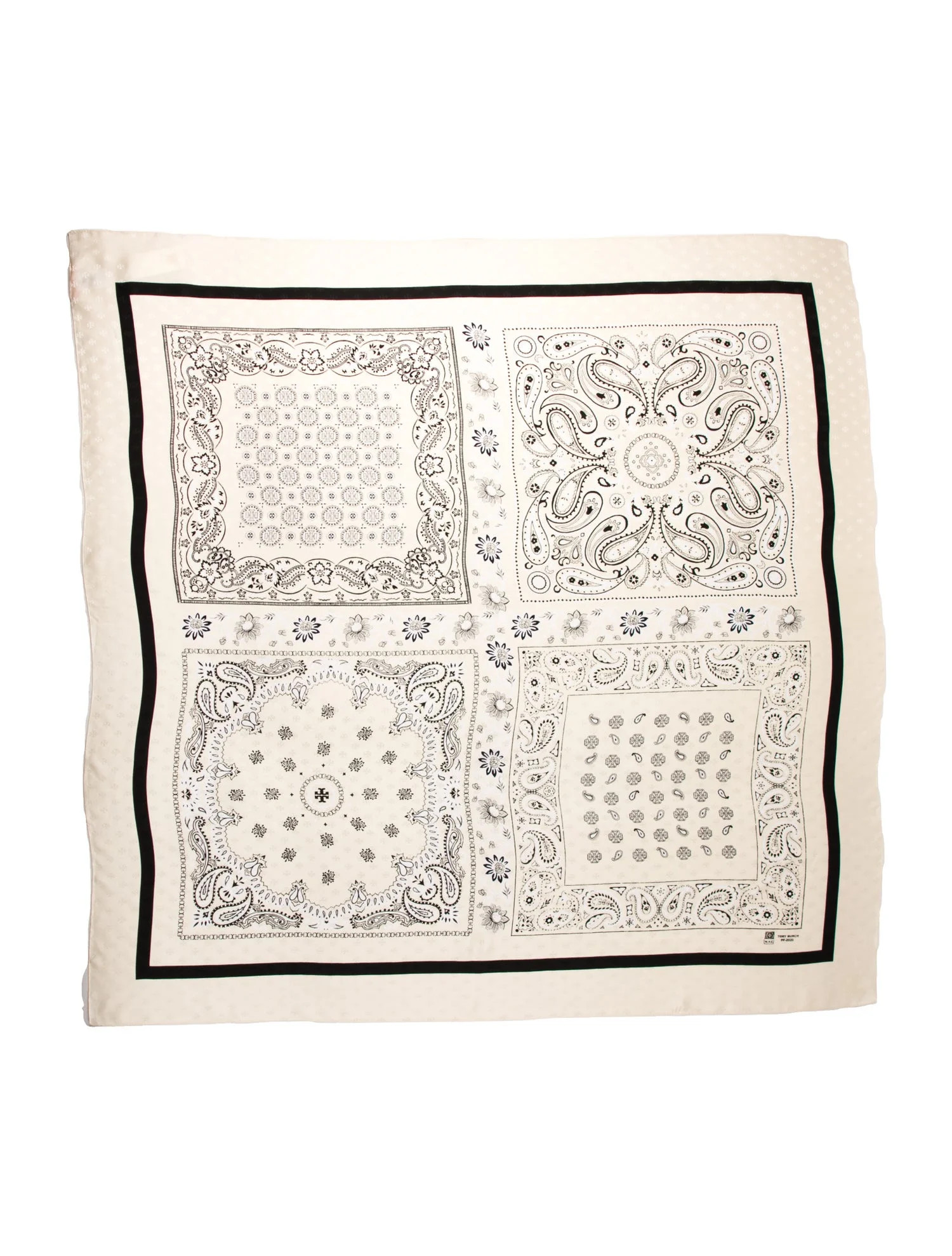 Silk Paisley Print Scarf w/ Tags | The RealReal