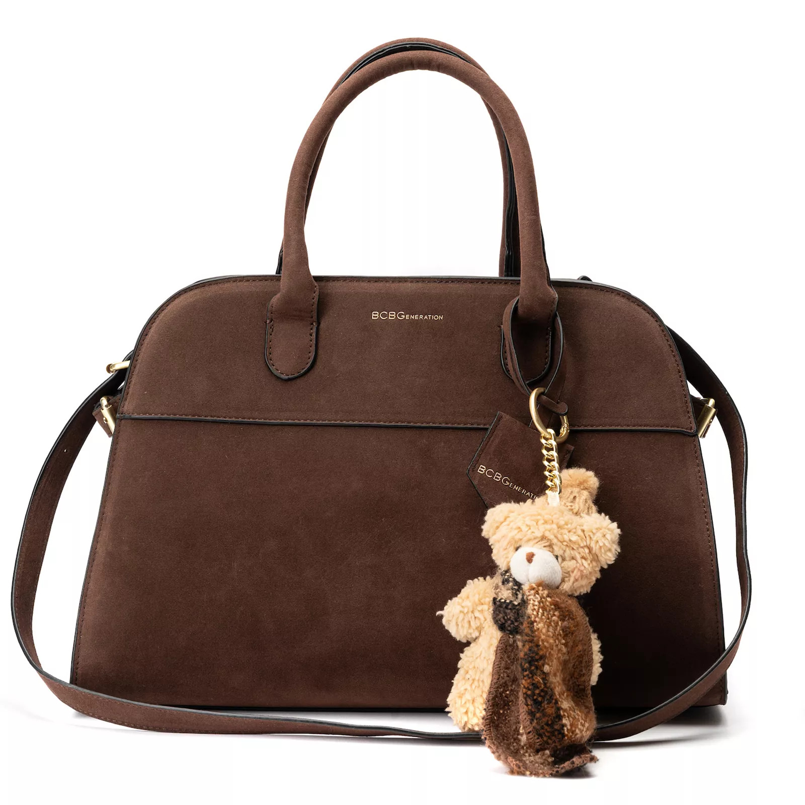 BCBGeneration Structured Satchel Bag with Charm | Kohl's