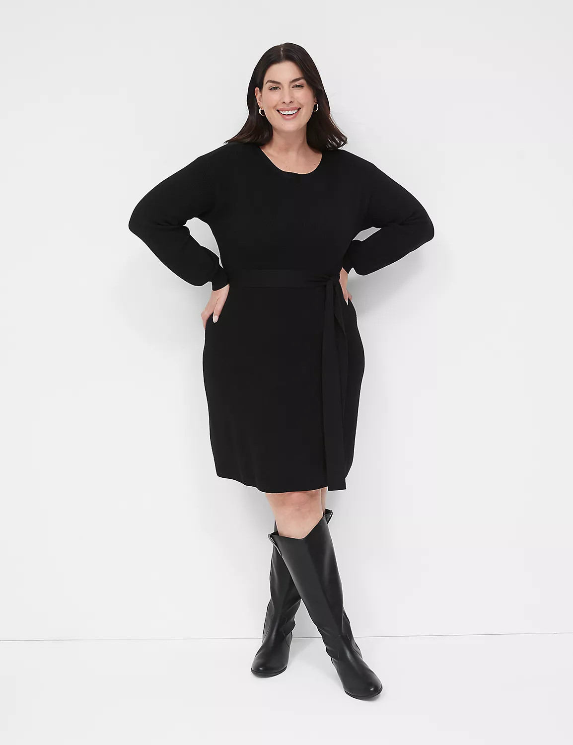 Cuff-Sleeve Sweater Dress | LaneBryant | Lane Bryant (US)