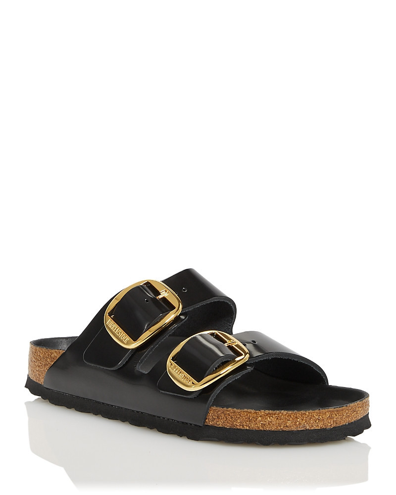 Birkenstock Women's Arizona High Shine Big Buckle Slide Sandals | Bloomingdale's (US)