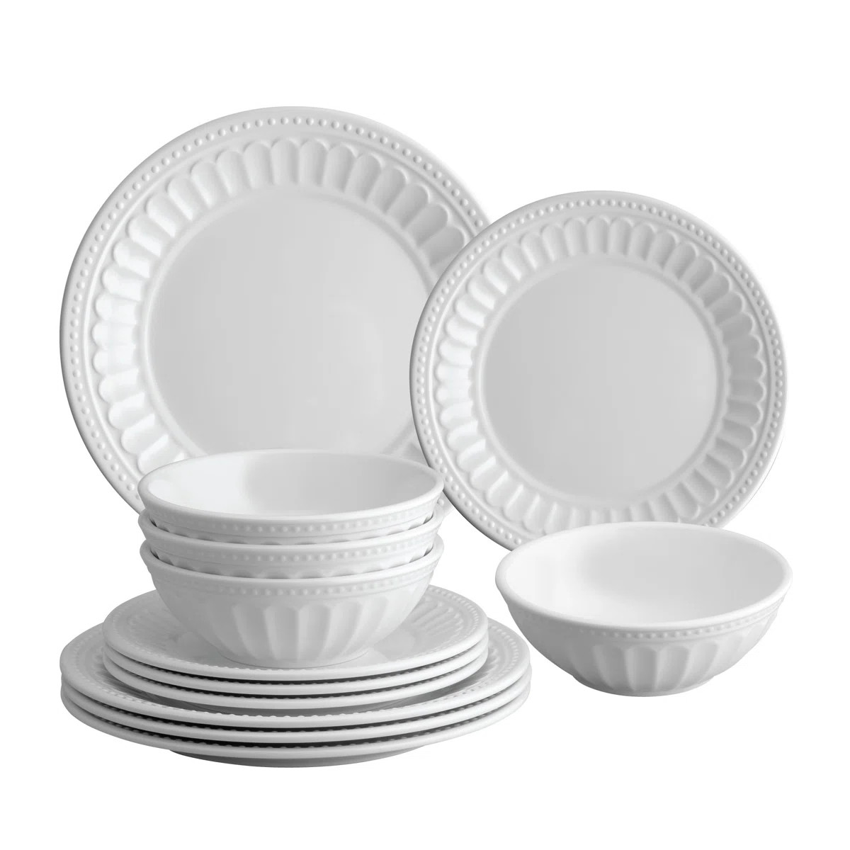 Remi Piece Melamine Dinnerware Set - Service for 4 | Wayfair North America
