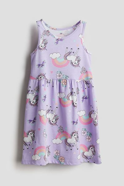 Patterned Cotton Dress | H&M (US + CA)