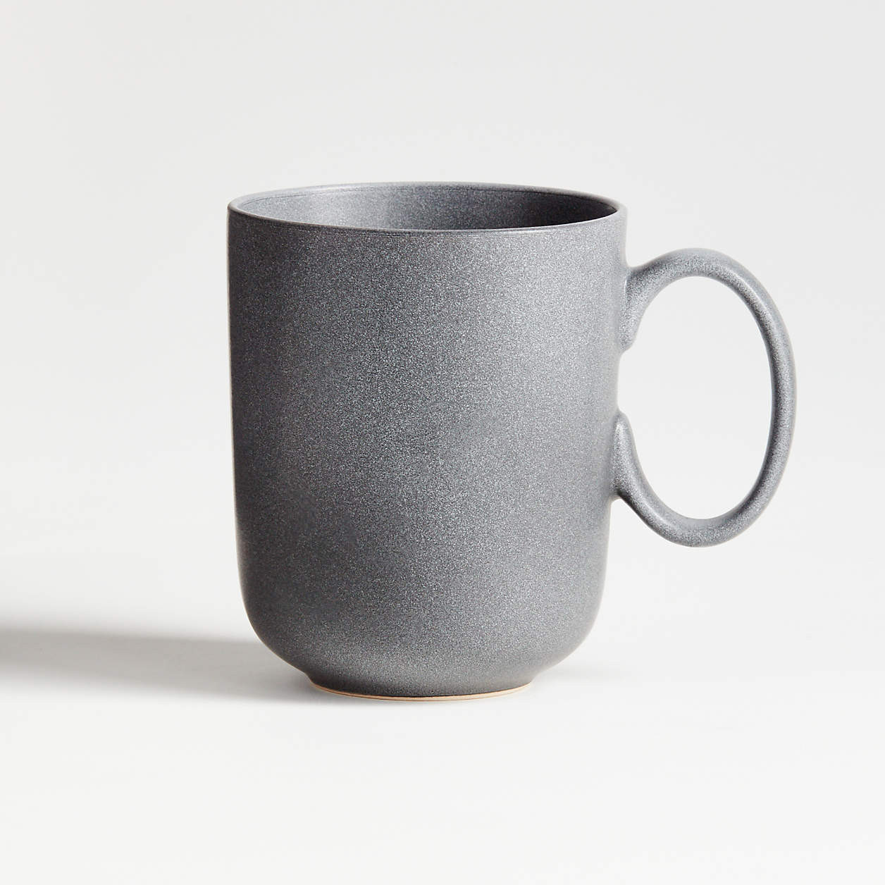 Wren 14-oz. Matte Dark Grey Mug + Reviews | Crate & Barrel | Crate & Barrel