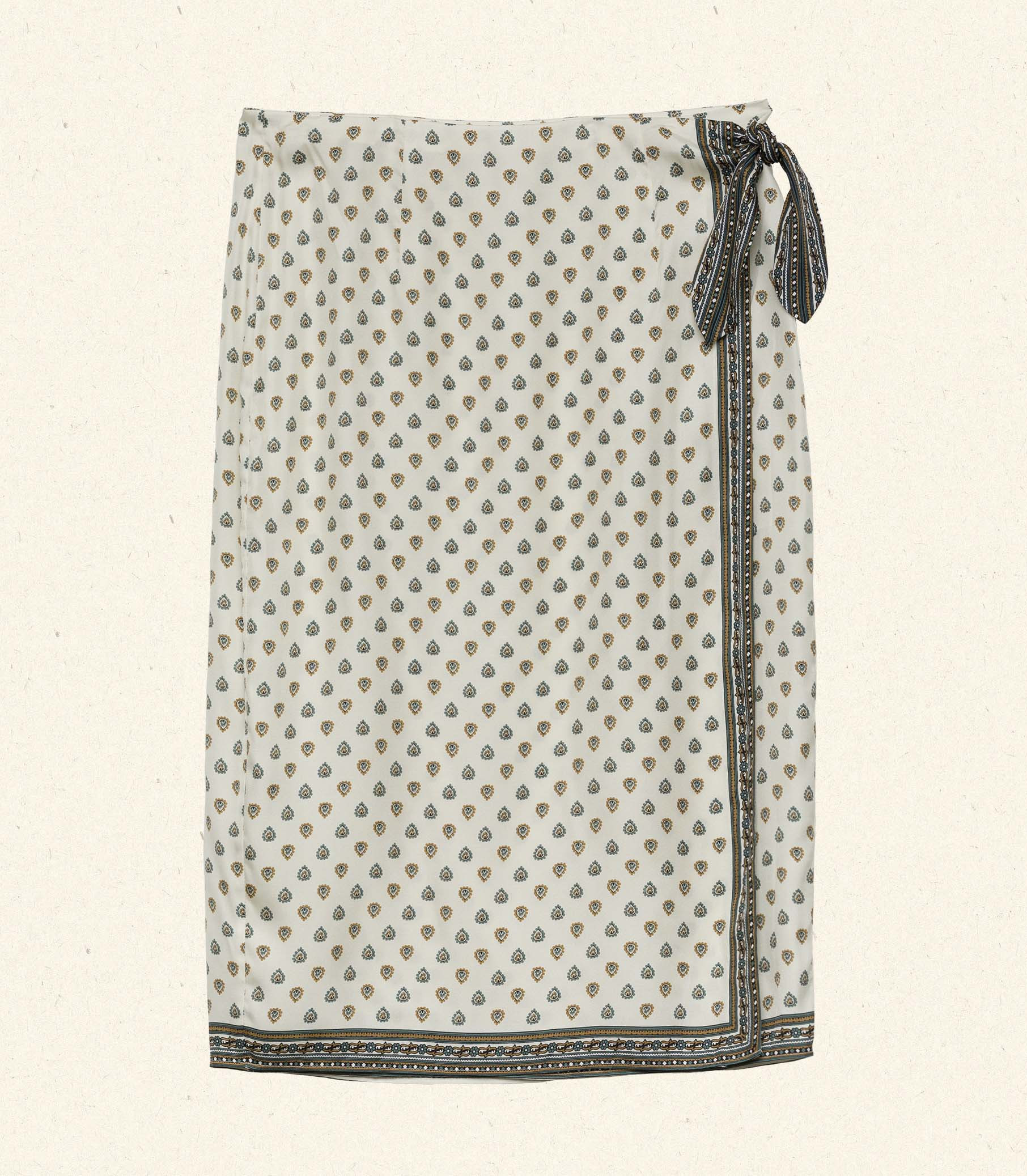 Delia Skirt - Riviera Foulard | DÔEN | DOEN