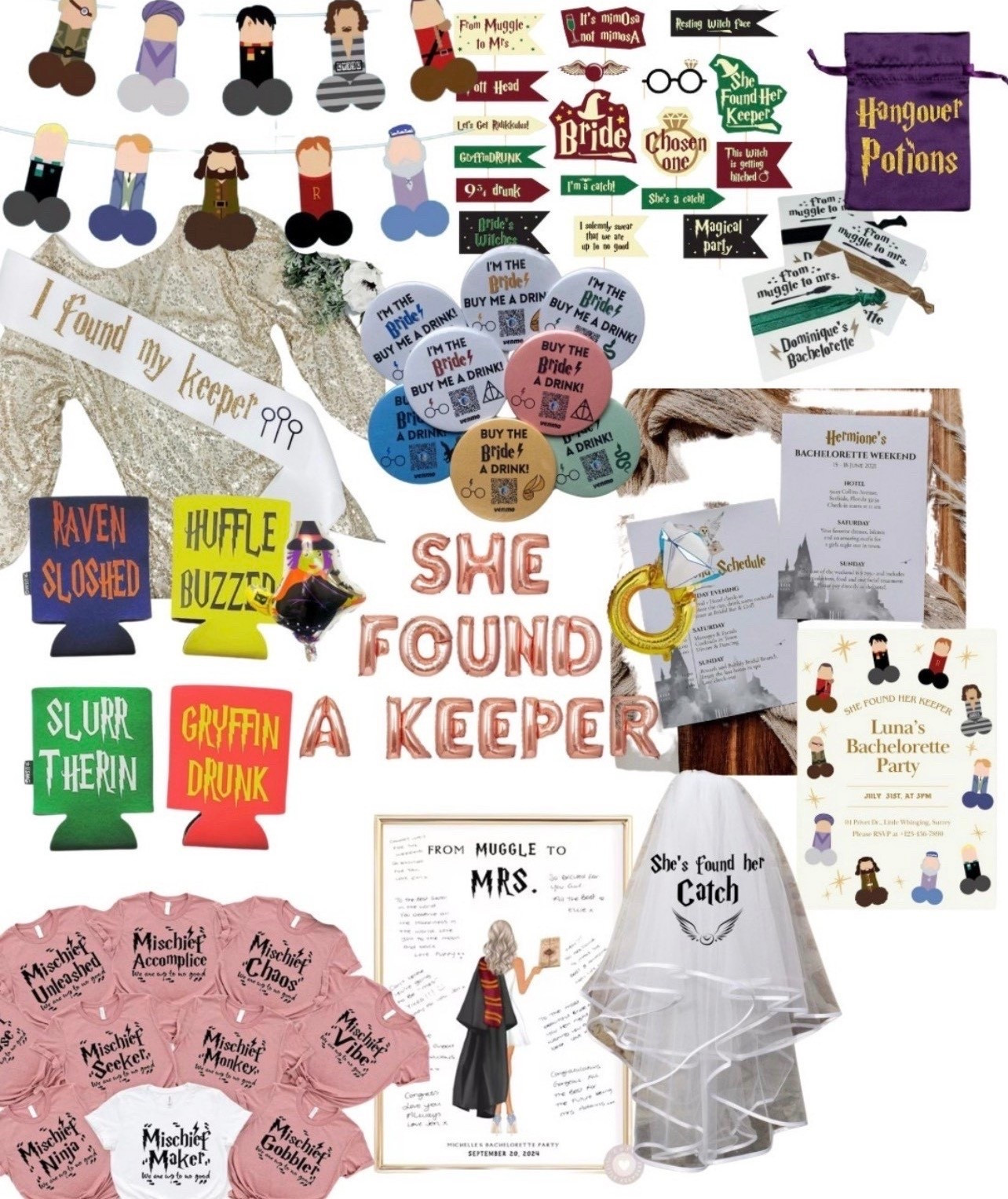 Harry Potter Bachlorette Party Theme She found a keeper after all this time always bachlorette party games bachelorette party decorations 

#LTKSaleAlert #LTKWedding #LTKParties

#LTKgrwm #LTKUK #LTKWedding

#LTKWedding #LTKSaleAlert #LTKU