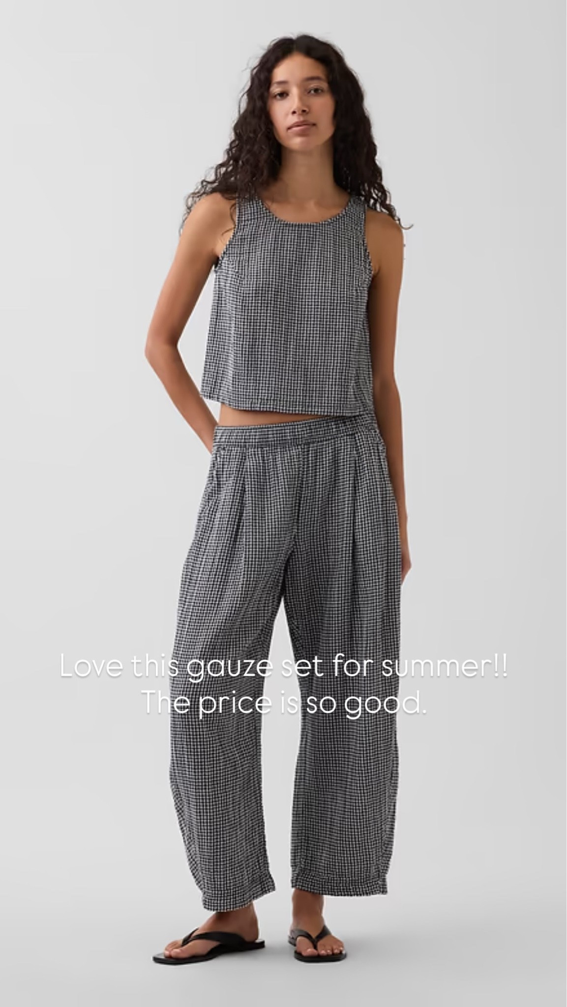 Love this gauze set for summer!! The price is so good. Great for a summer Friday, beach look or travel day

#LTKootd #LTKdayinmylife #LTKSeasonal