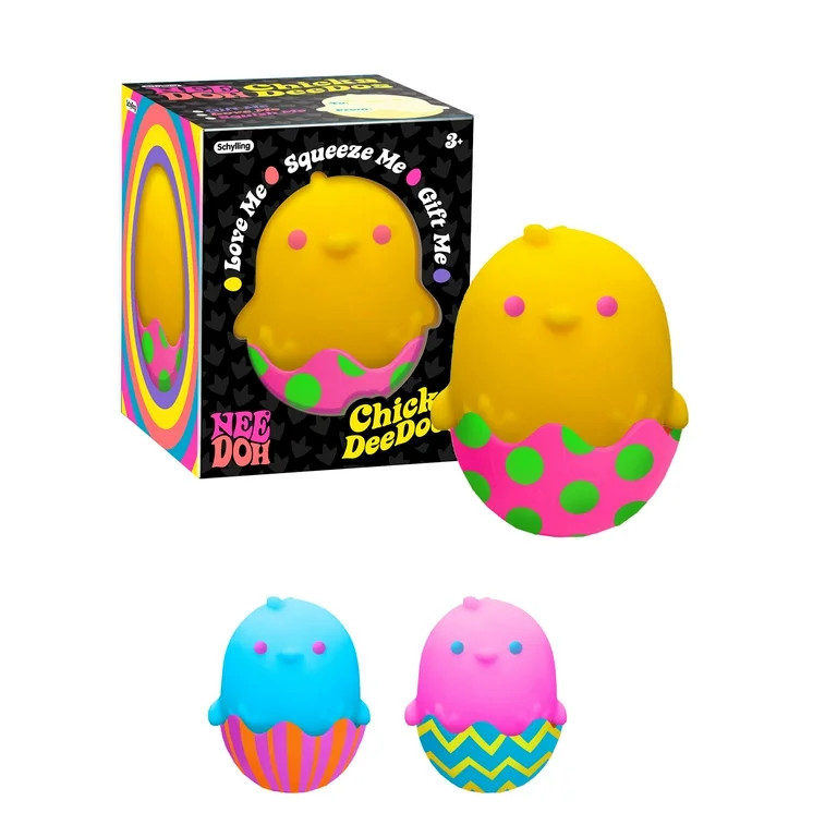 Schylling Needoh ChickaDeeDoos, Squishy Chick with Removeable Shell, Novelty Toy, Children Ages 3... | Walmart (US)