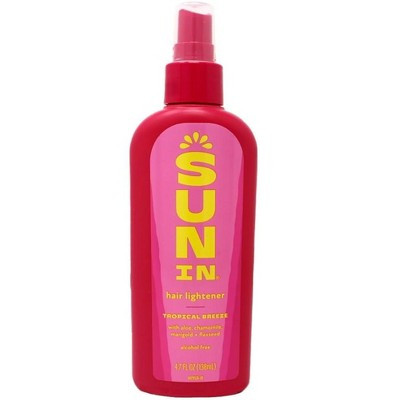 Sun In Tropical Breeze Hair Lightener Spray for Gradual Hair Brightening and Styling Use, 4.7 oz | Target