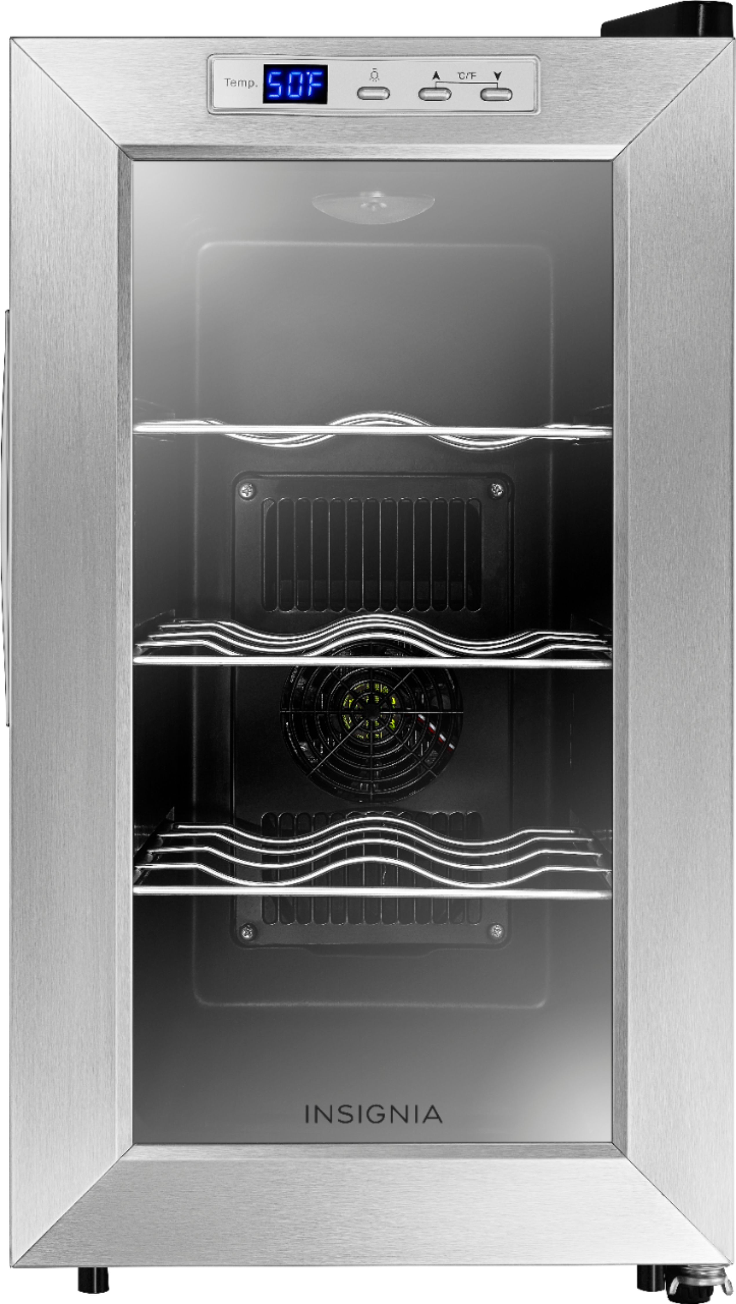 Insignia™ 8-Bottle Wine Cooler Stainless steel NS-WC08SS1 - Best Buy | Best Buy U.S.