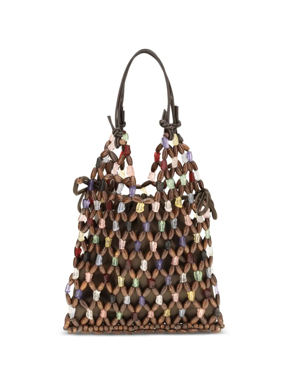 Karla bead-embellishment shoulder bag | Farfetch Global