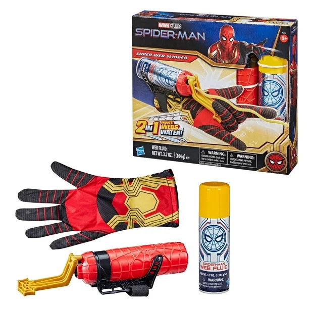 Marvel Spider-Man Super Web Slinger Role-Play, With Web Fluid, Shoots Webs or Water - Walmart.com | Walmart (US)