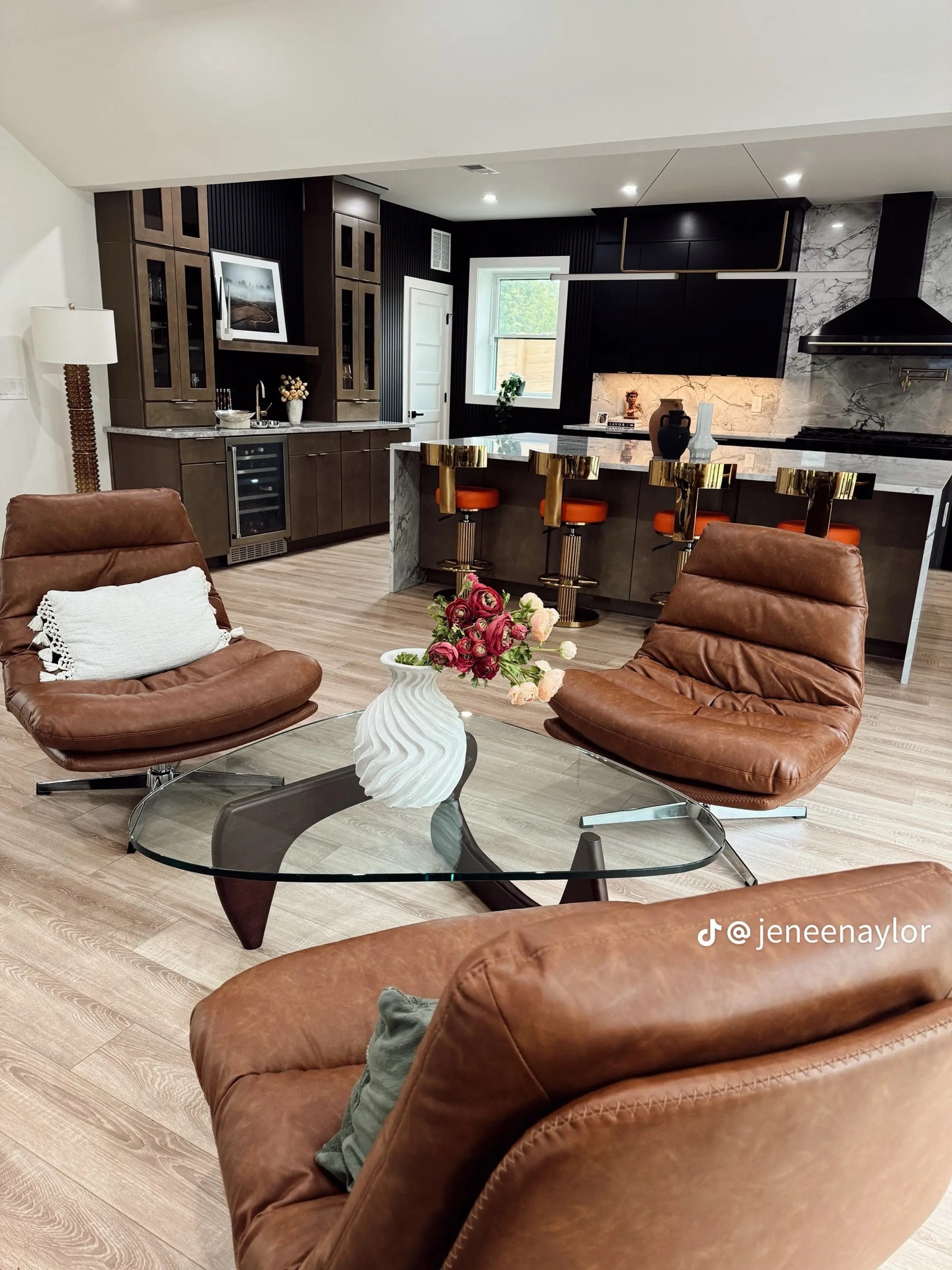 Soooo in love with these comfy chairs & my ‘pop of color’ orange bar stools ALL from Amazon! 

Runnnn don’t walk! 

#LTKHome