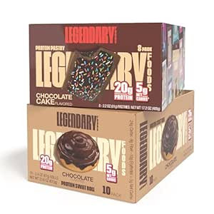 Legendary Foods High Protein Snack Chocolate Bonanza Bundle - Protein Pastry Chocolate Cake and C... | Amazon (US)