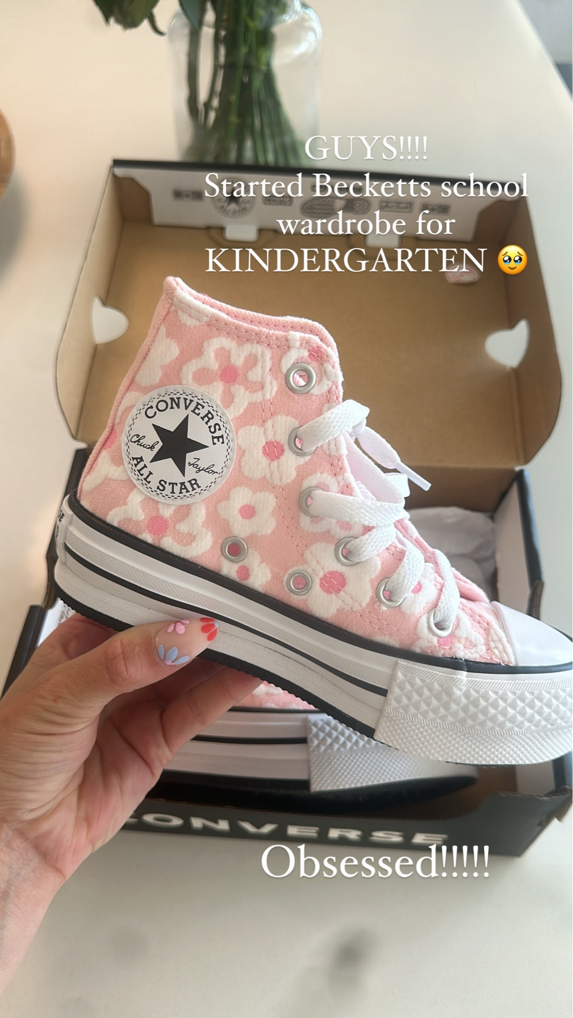 Back to school wardrobe for kinder girls! 

Back to school, girls shoes, toddler sneakers, kids converse, daisy, converse, high tops, shoes, kids 

#LTKKids #LTKFindsUnder100 #LTKShoeCrush