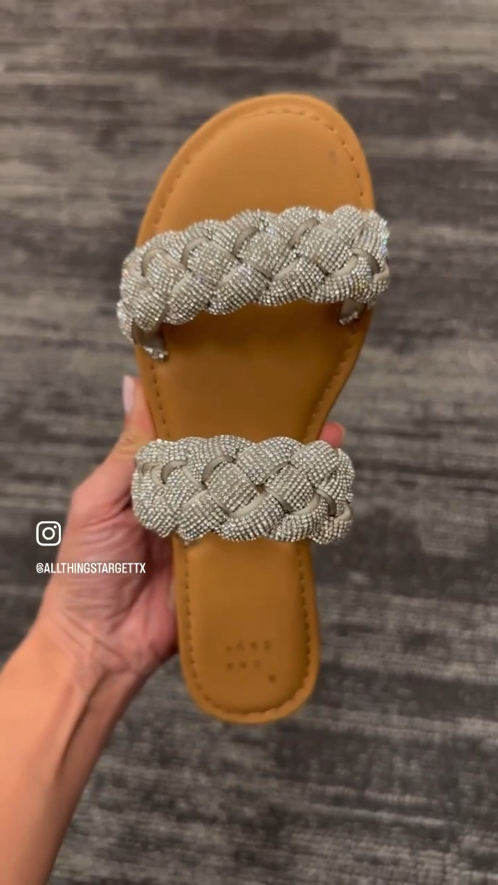  So obsessed with these sparkly rhinestone sandals that give me all the Dolce Vita vibes at a fraction of their price!  Not only are they gorgeous on, they’re SO comfortable!  Add to cart now as sizes will sell QUICK on these beauties!

* Rhinestone Sandals - $29.99

#target #targetstyle #trending #dolcevita #shoes #ltkunder50 #affordablefashion #ontrend #affordable #viral #foryoupage #affordablestyle #spring #springfashion #neutralstyle #trendy #trending #musthave #influencerstyle #shoestyle #bling #sandals #summerstyle #rhinestones #summer #reels #reelsinstagram #reelsviral #fyp #fypシ #foryoupage #foryou #explore #explorepage 

#LTKunder50 #LTKshoecrush #LTKstyletip