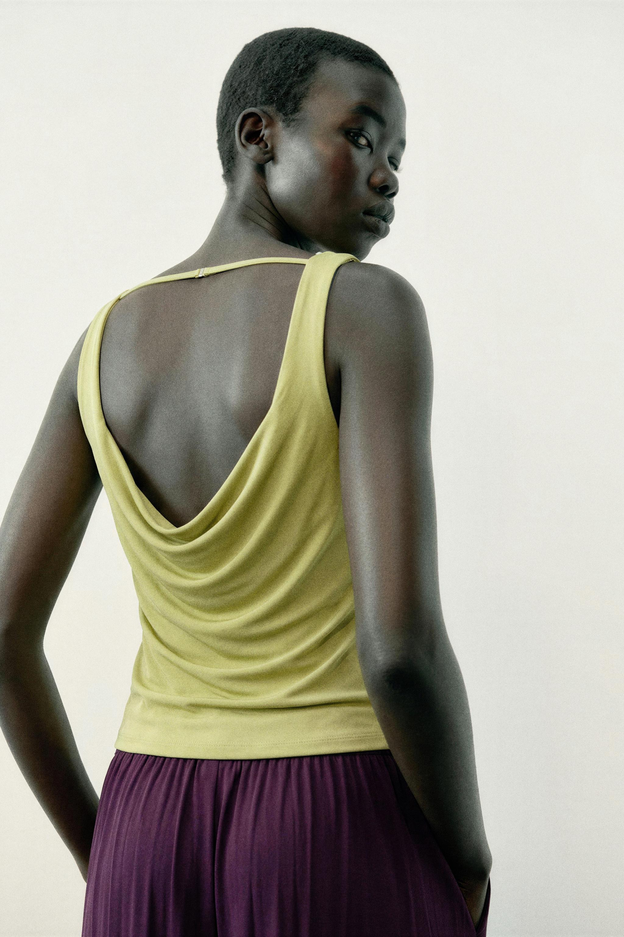 DRAPED DETAIL TOP | Zara US