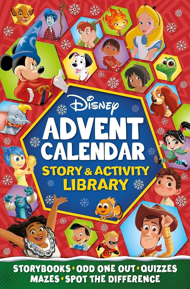 Disney: 5-in-1 Advent Calendar: Story & Activity Library with 24 Books to Open Every Day Leading ... | Amazon (US)