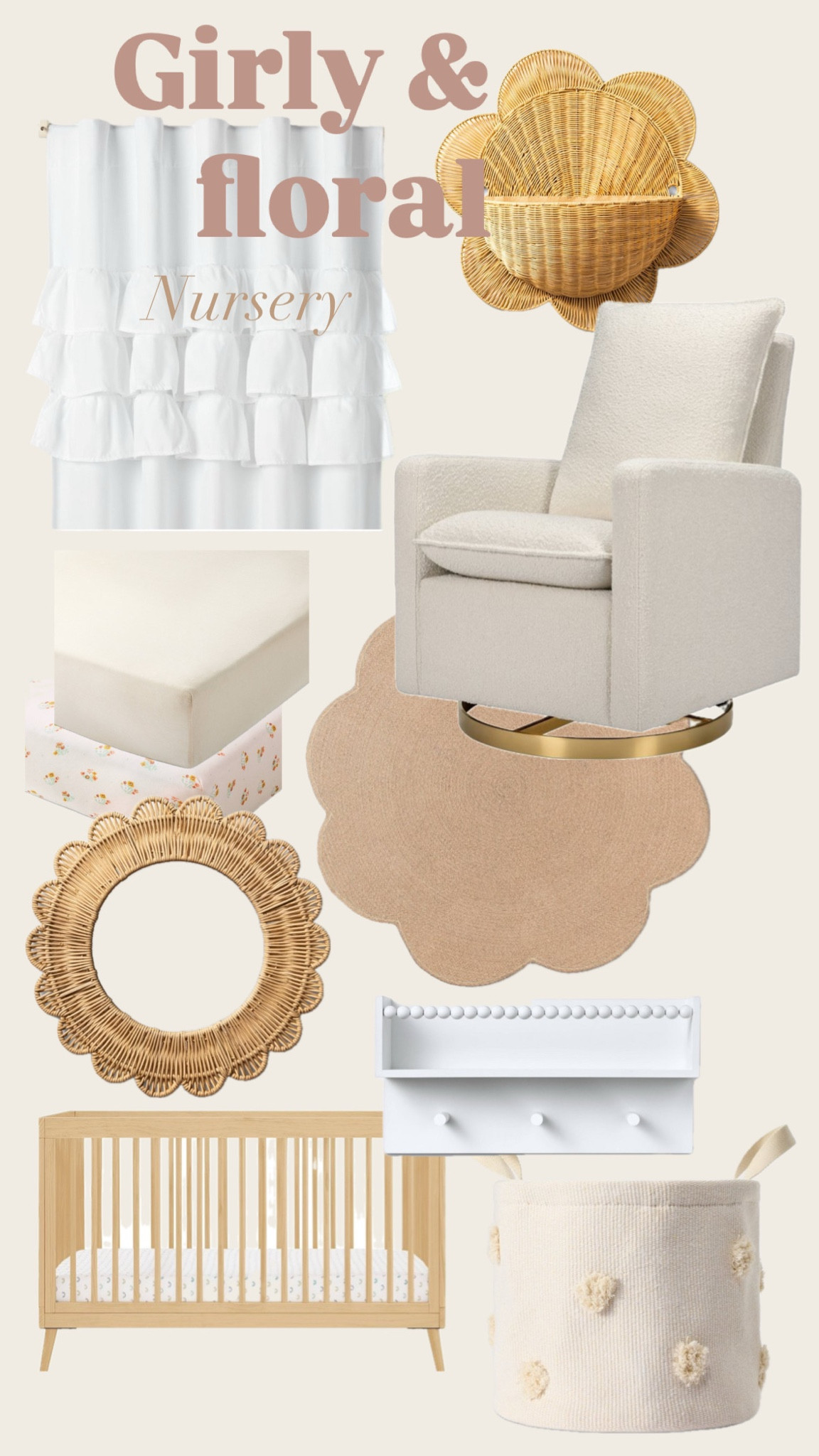 Girl nursery inspo🤍

#LTKBaby #LTKHome #LTKBump