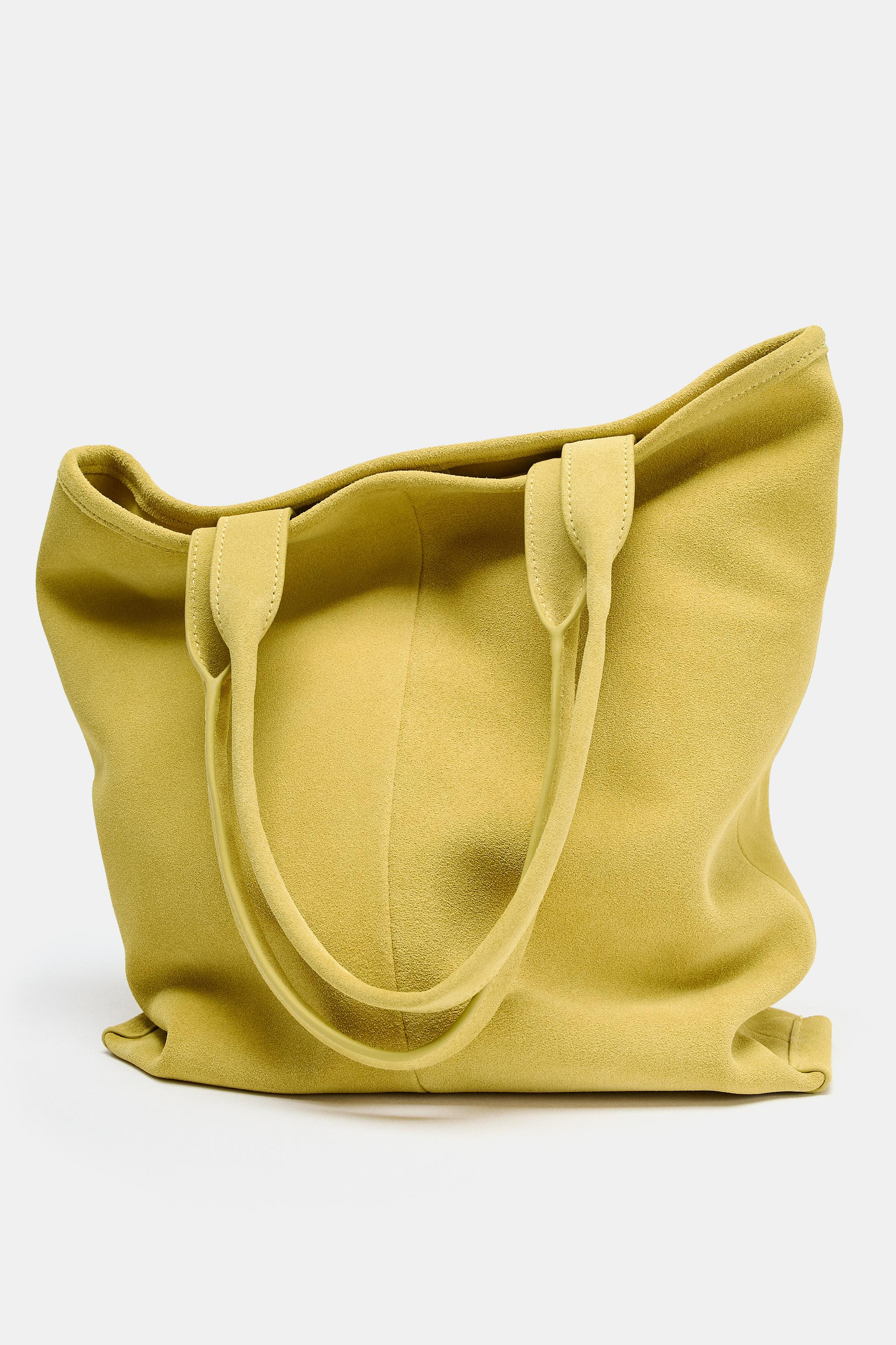 SUEDE SHOPPER BAG | Zara US