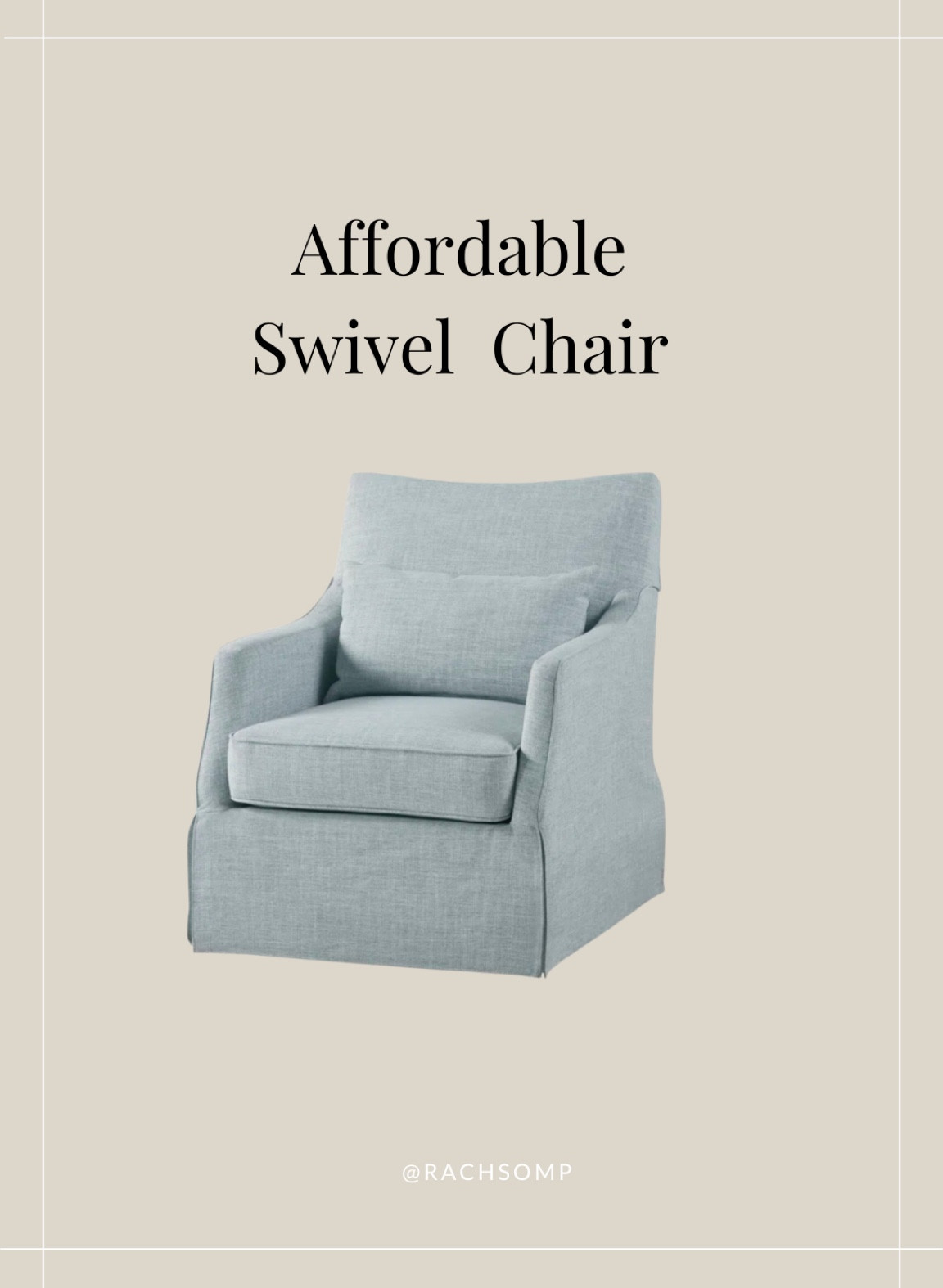 Affordable blue swivel chair 

Light blue chair, swivel chair, living room chair, skirted swivel chair, coastal furniture, coastal living room, 

#LTKhome #LTKFind #LTKfamily