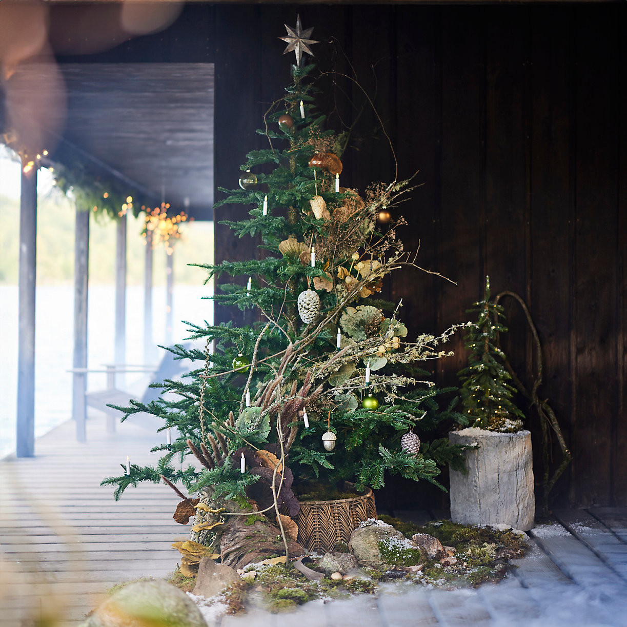 Faux Pre-Lit Woodland Fir | Terrain