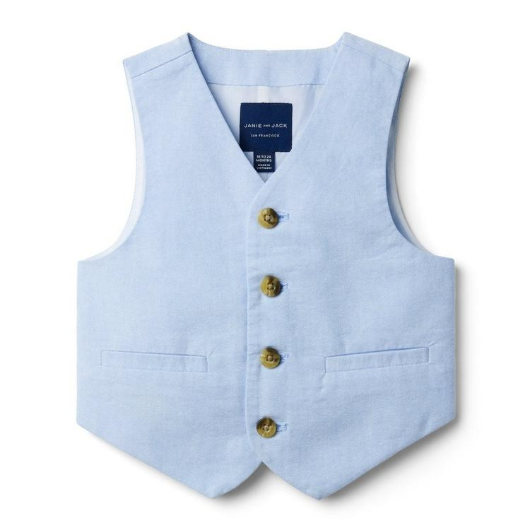 Oxford Suit Vest | Janie and Jack