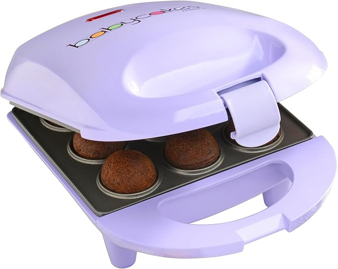 Babycakes Mini Cake Pop Maker by Select Brands - Easy-to-Use Machine - Recipes Included - Non-Sti... | Amazon (US)