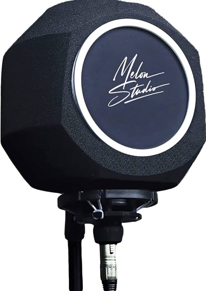 Melon Studio Microphone windscreen Pop Filter For Mic, Vocal Isolation Booth portable Equipment, ... | Amazon (US)
