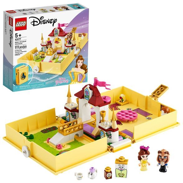 LEGO Disney Belle's Storybook Adventures Princess Building Playset 43177 | Target