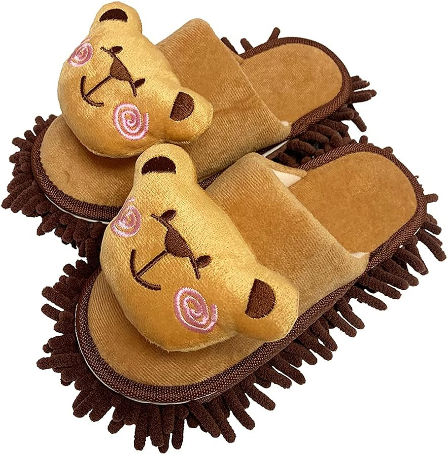 Selric Super Chenille Microfiber Washable Mop Slippers Shoes, Detachable Mopping Shoes, Floor Dus... | Amazon (US)