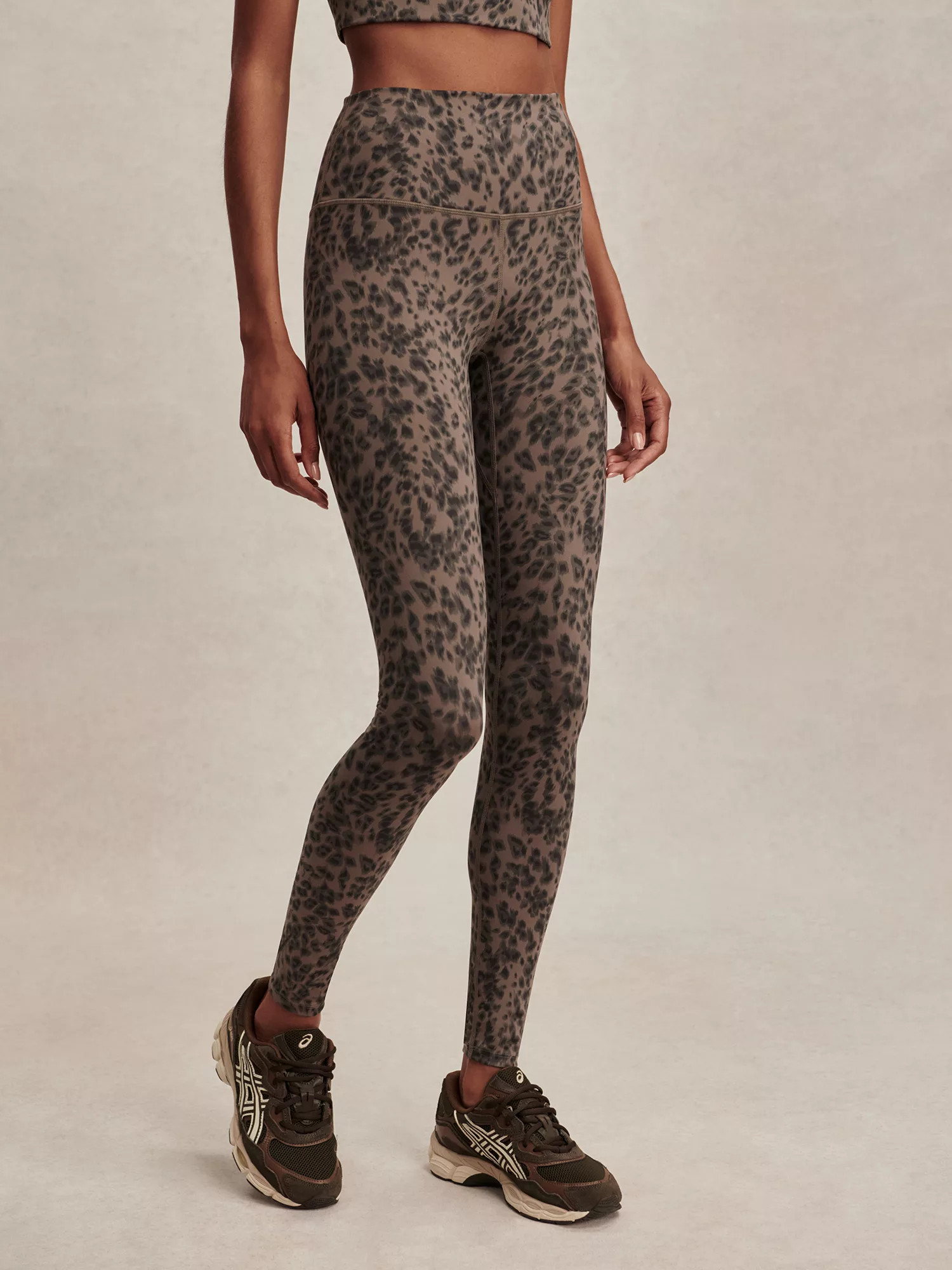 Varley Women's Freesoft High Rise Leggings, Large, Brown Contrast Cheetah | DICK'S Sporting Goods