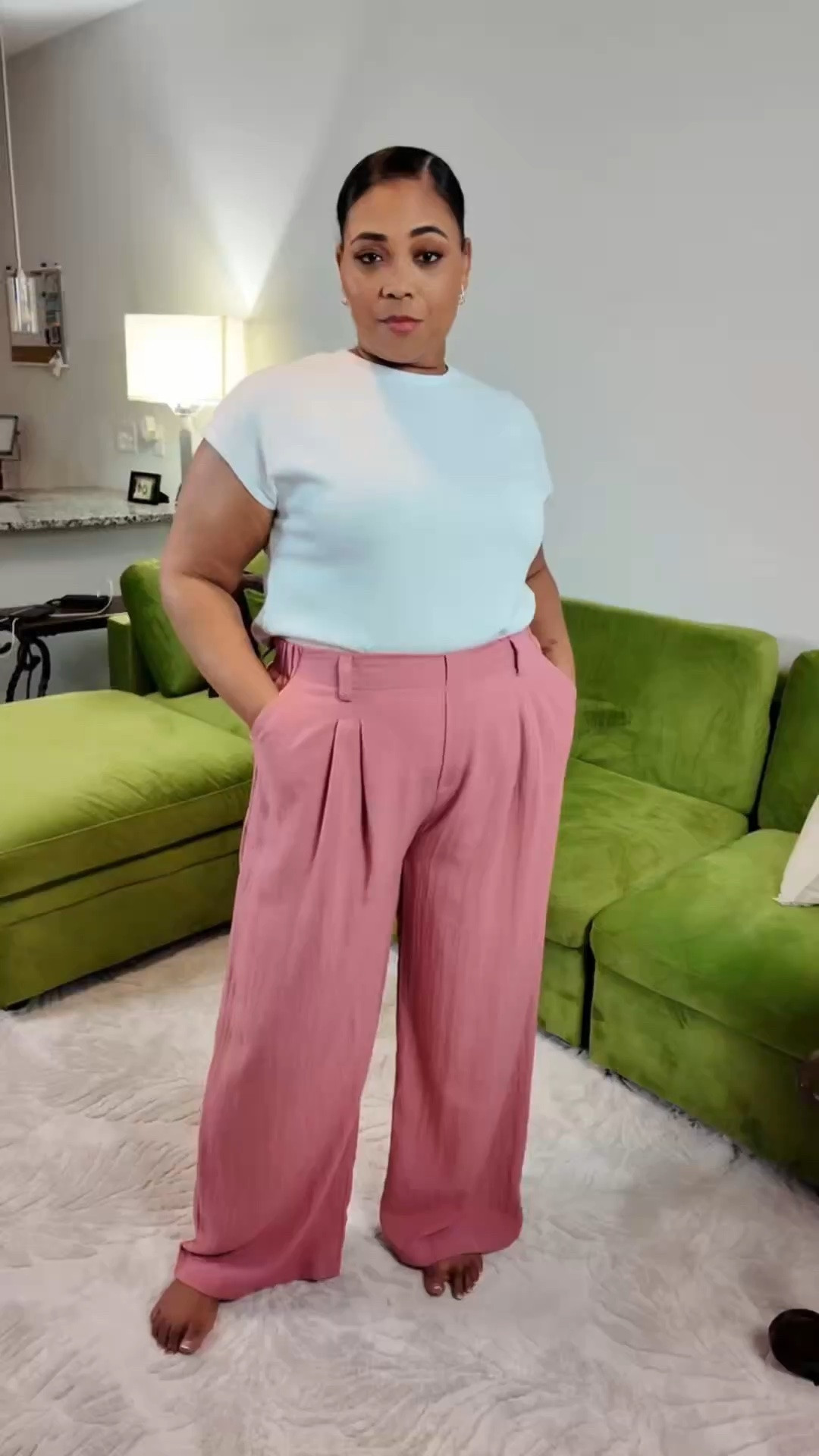 Halara Linen-Feel Wide Leg Pants 😍 | Wide-Leg Pants | Easy Everyday Style

#LTKPlusSize #LTKWorkwear
