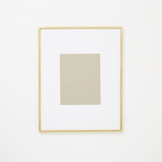 Gallery Frames - Polished Brass | West Elm (US)
