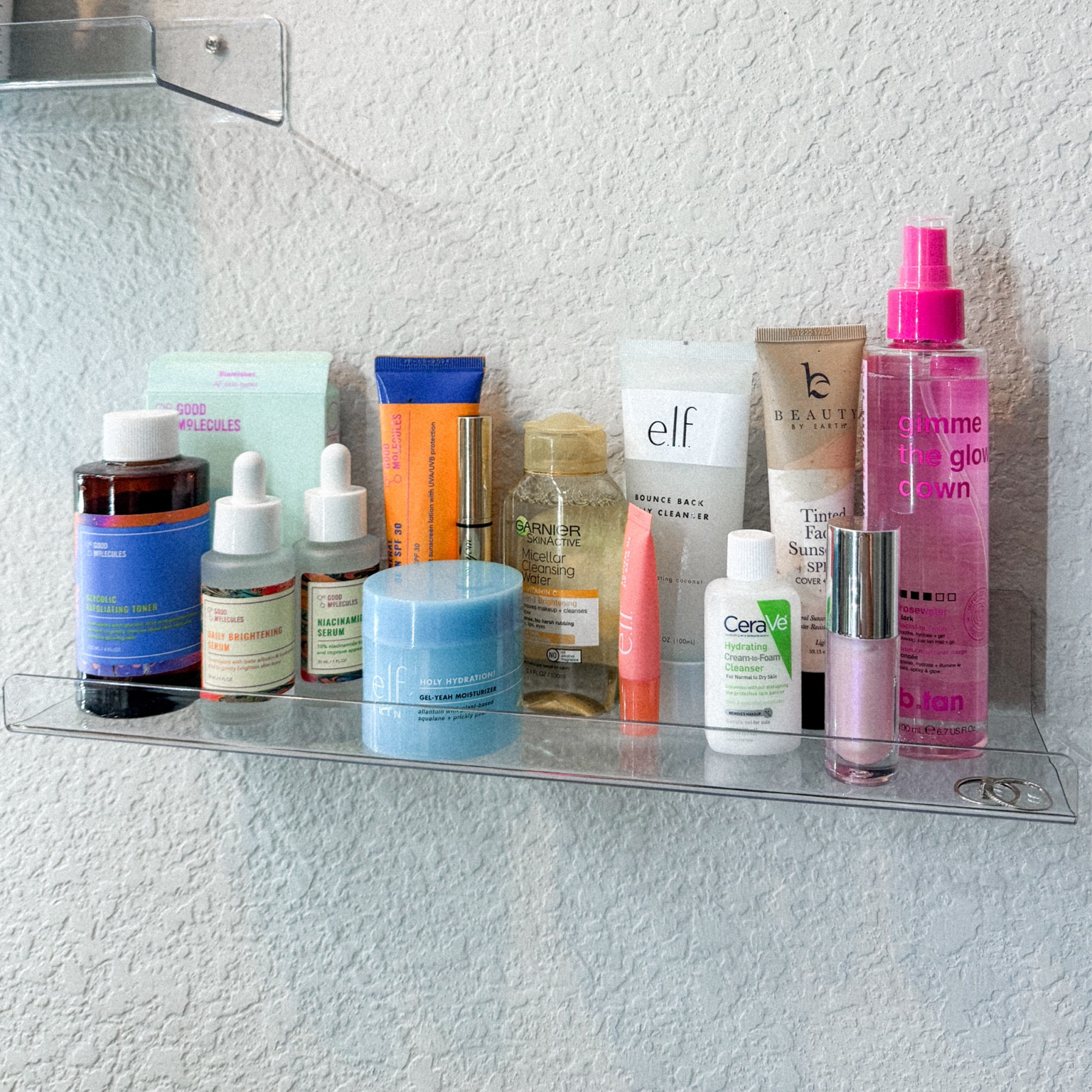 My skin care shelf 🧴🫧🧼🧖🏻‍♀️

#LTKxWalmart #LTKxelfCosmetics #LTKBeauty