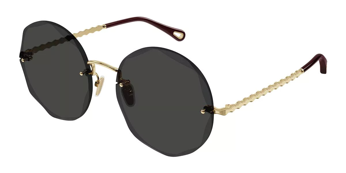 Chloé CH0254S 001 Women’s Sunglasses Gold Size 57 | SmartBuyGlasses Global