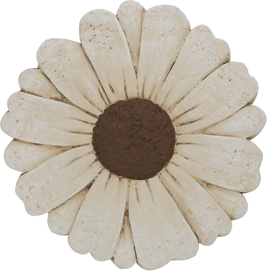 Landoraloria Cement Flower Stepping Stone 10\u201d Daisy Garden Path Stone for Yard & Walkway Han... | Amazon (US)