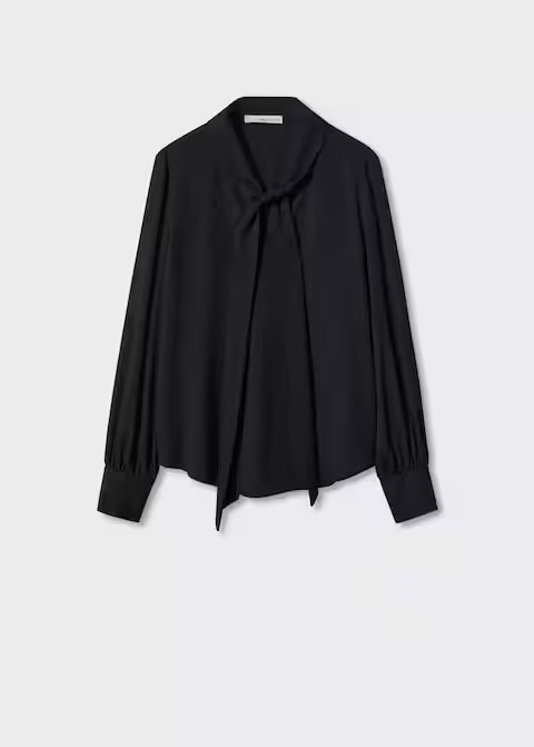 Lace flowy blouse | MANGO (UK)