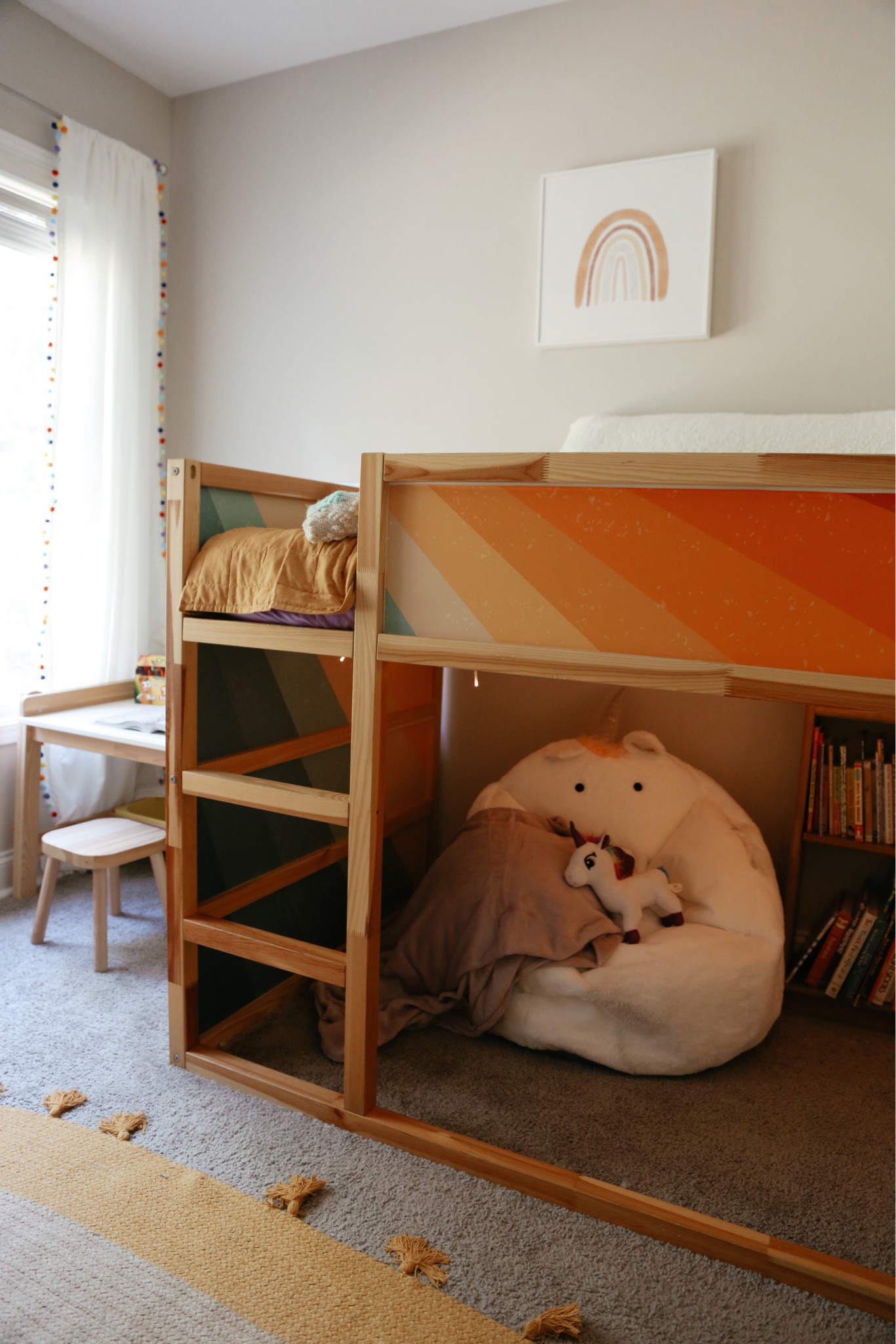 New boho rainbow bedroom for out little one 🌈

#LTKhome #LTKkids #LTKunder100