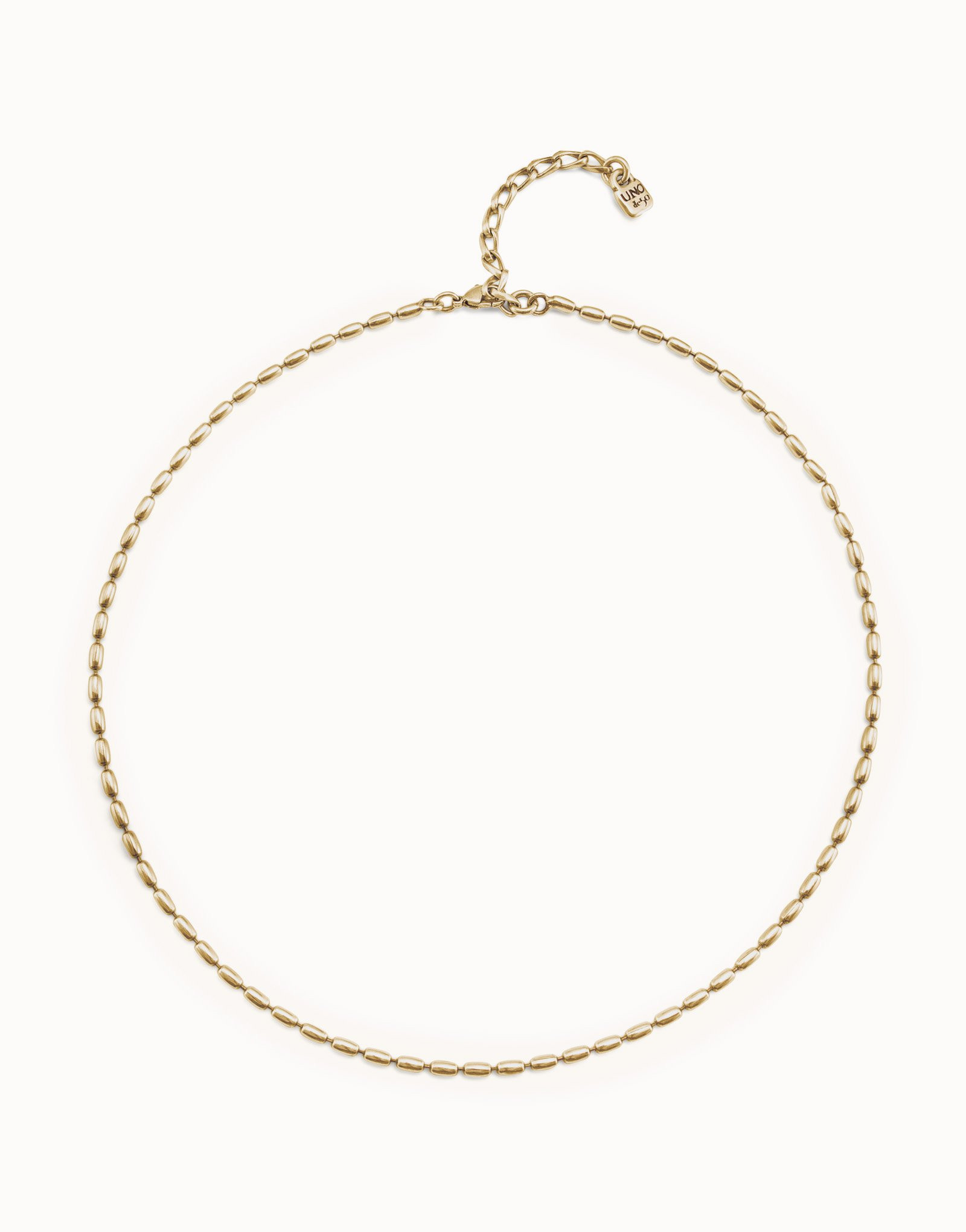 Short oval link chain necklace | UNOde50