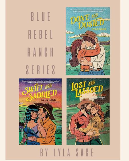 Done and Dusted, Swift and Saddled & Lost and Lassoed - blue rebel ranch series by Lyla Sage 

#LTKGiftGuide #LTKFindsUnder50 #LTKHome