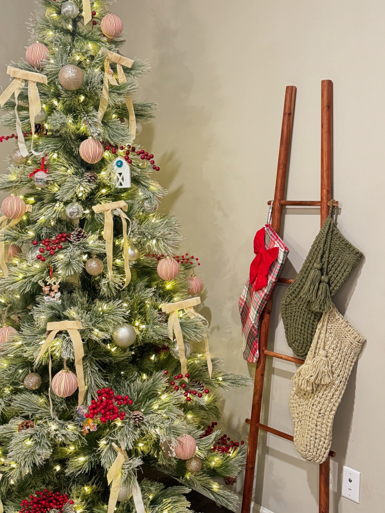 this years christmas set up is everything 😍🎄 these knit stockings from target are such a steal for the quality! definitely will be an heirloom product to use year after year

#LTKHoliday #LTKSeasonal #LTKHome