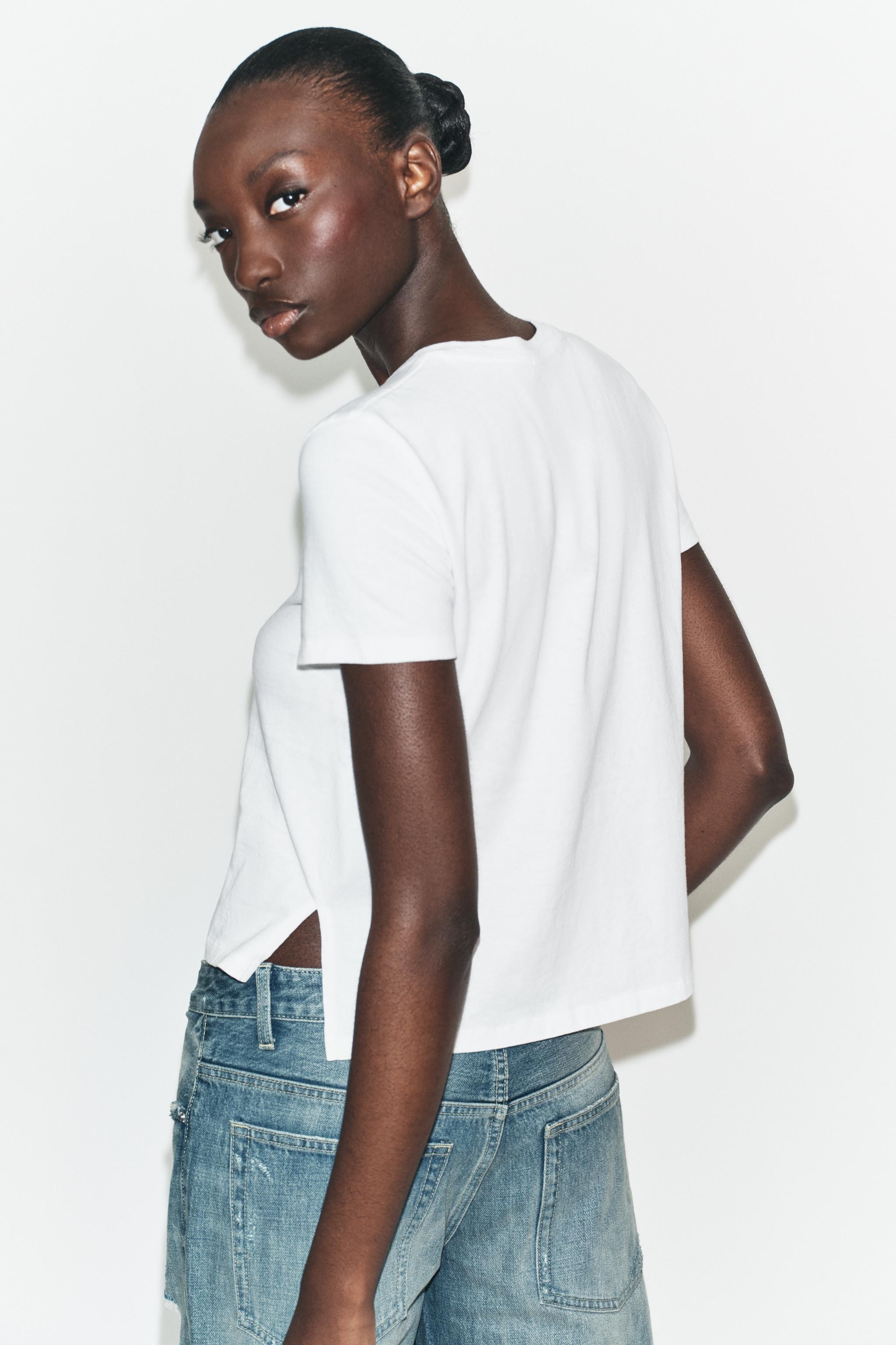 RUSTIC SHORT SLEEVE T-SHIRT | Zara UK