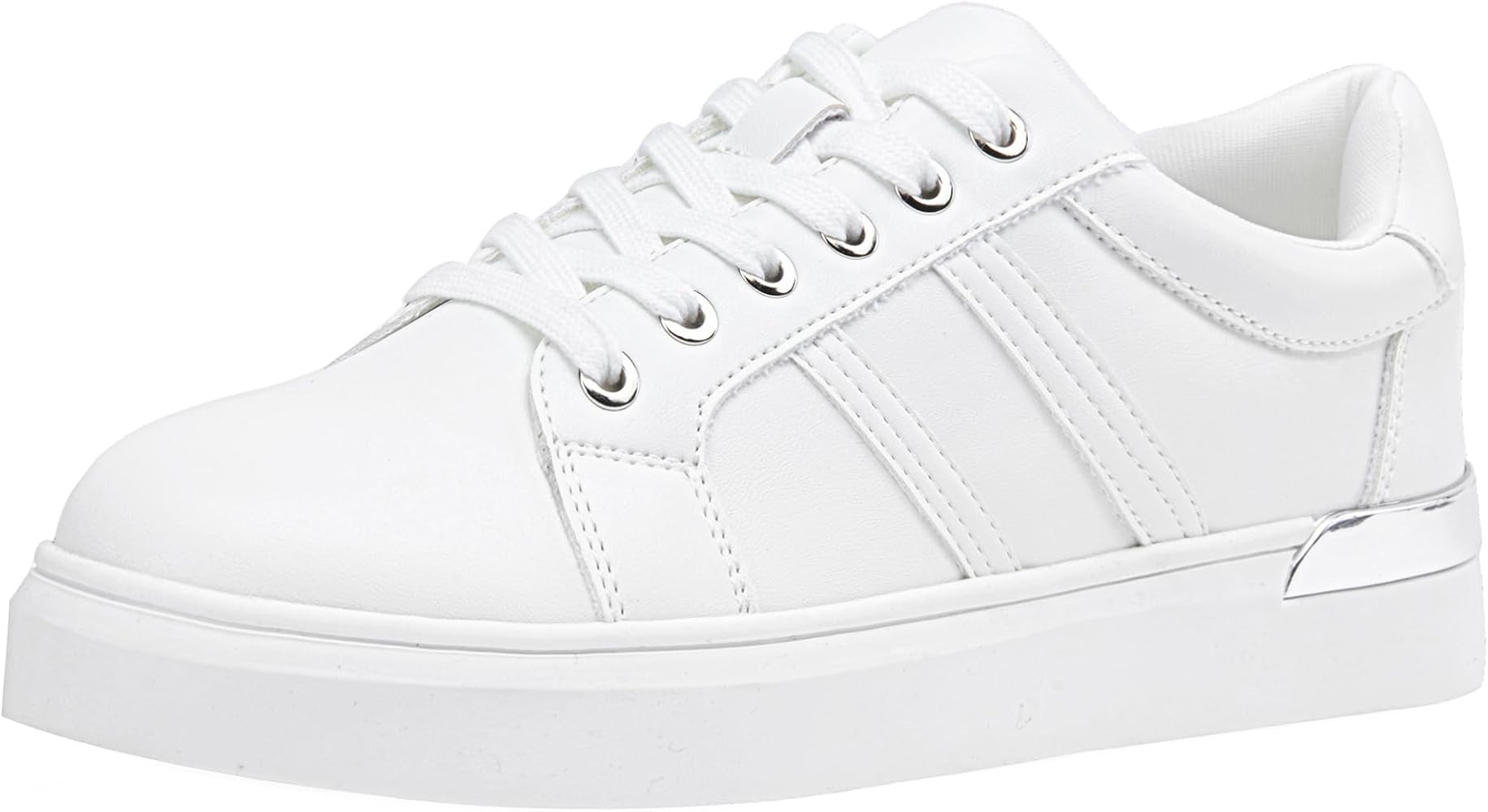 Jeossy Women's 8011 Fashion Sneakers, Lace-up Casual Sneaker, Tennis Walking Dress Shoes for Lady | Amazon (US)