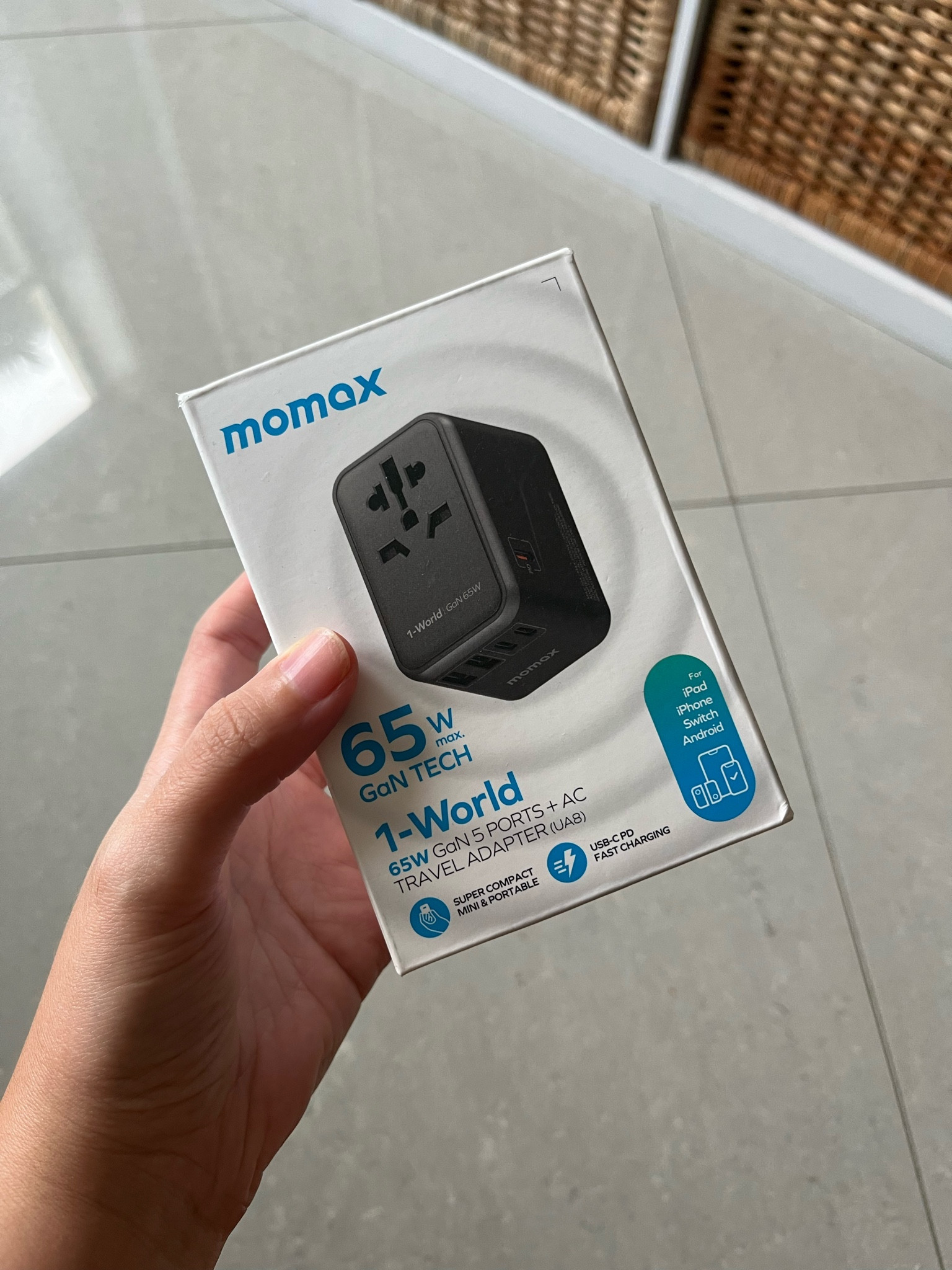 Used this adapter for my trip to Korea. Also has output for type C and USB

#LTKtravel