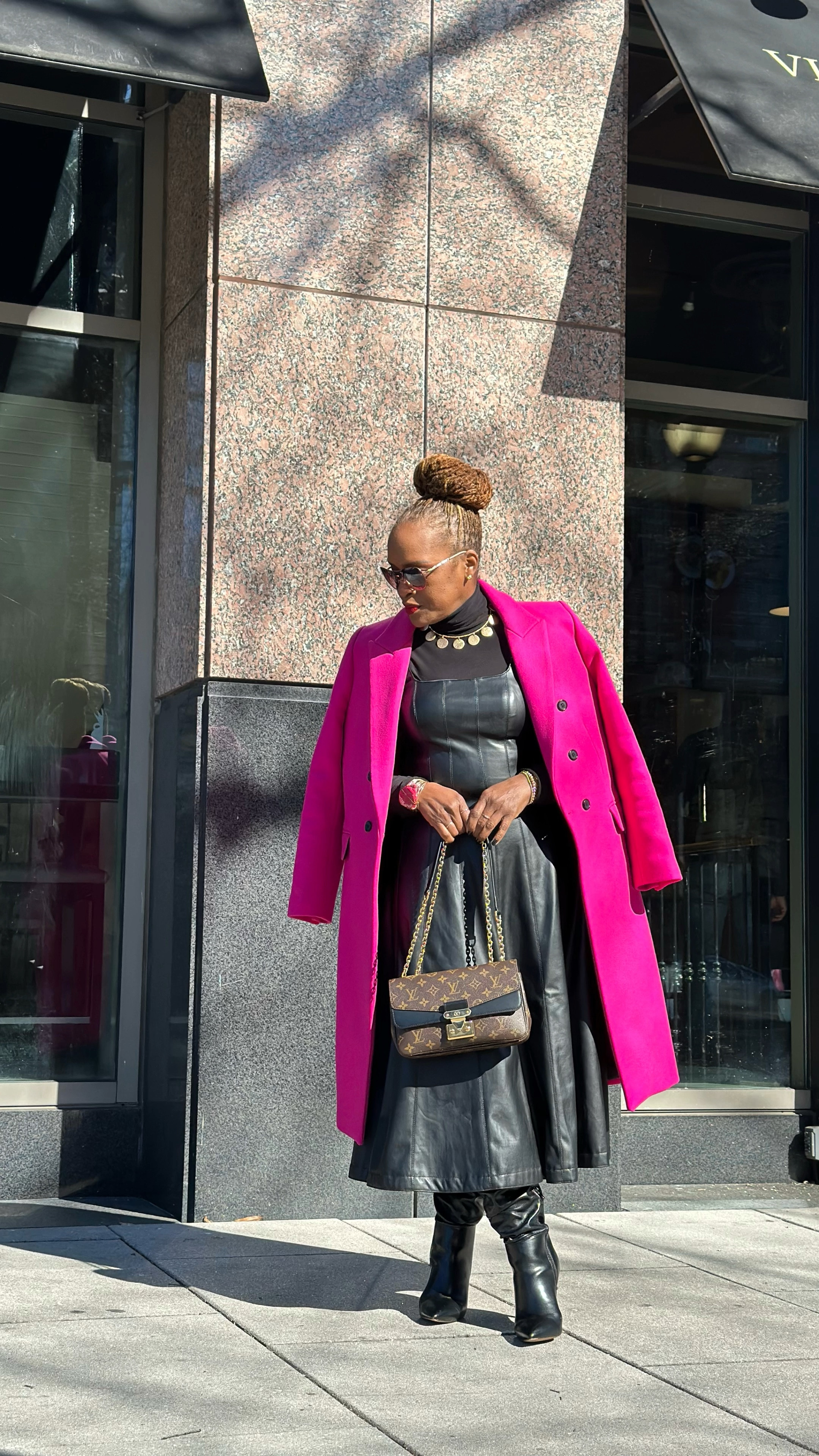 One faux leather dress 2 styles

#LTKstyletip #LTKshoecrush #LTKitbag