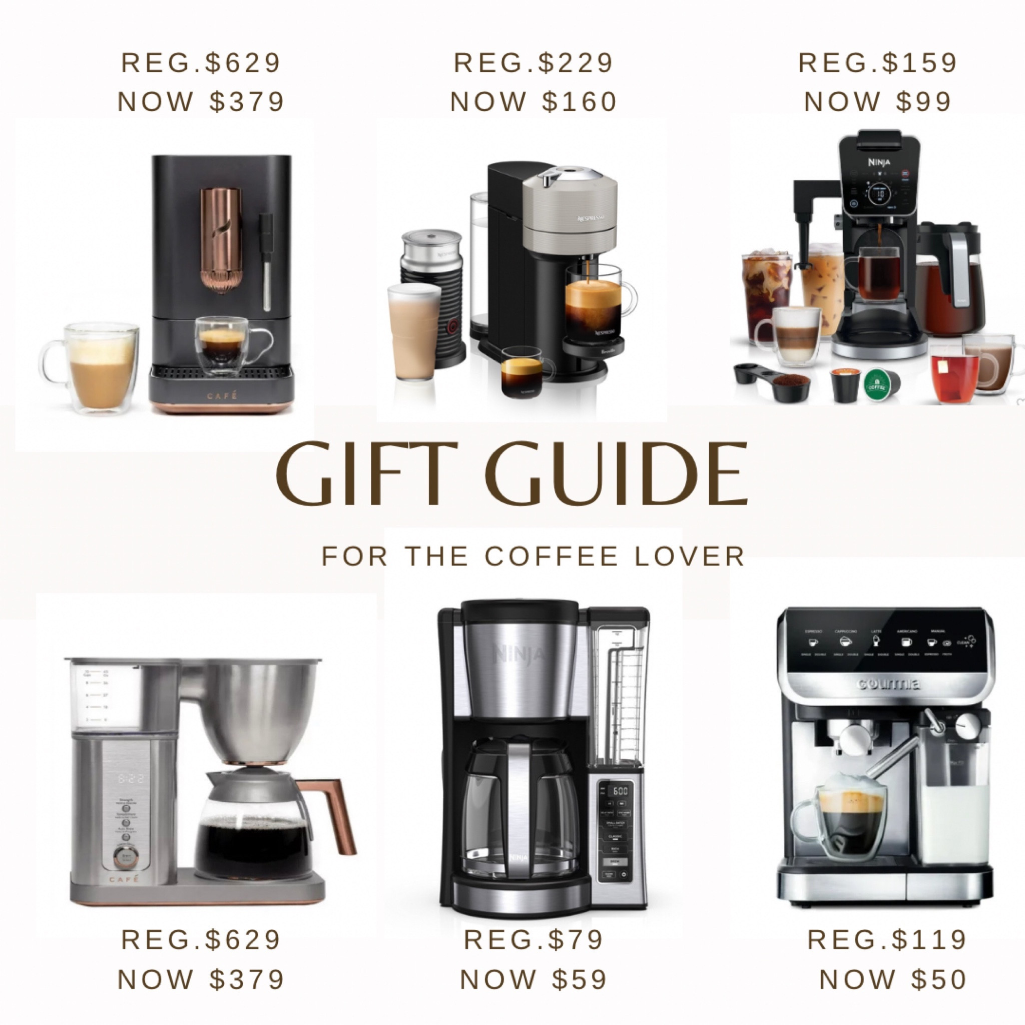 So many great coffee maker deals! This is always a great gift. 

Black Friday / Coffee Maker / Espresso/ Gifts

#LTKhome #LTKCyberWeek #LTKGiftGuide