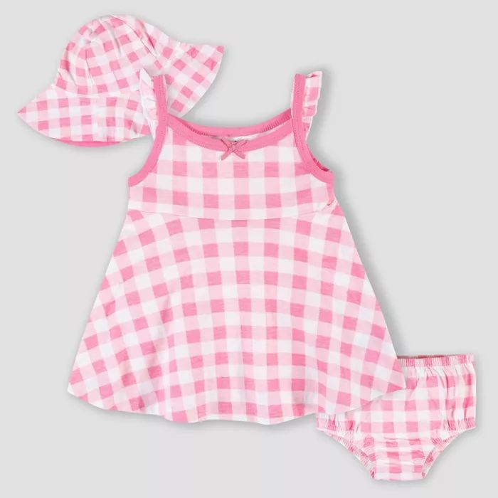 Gerber Baby Cherry Floral and Sundress Set - Pink | Target