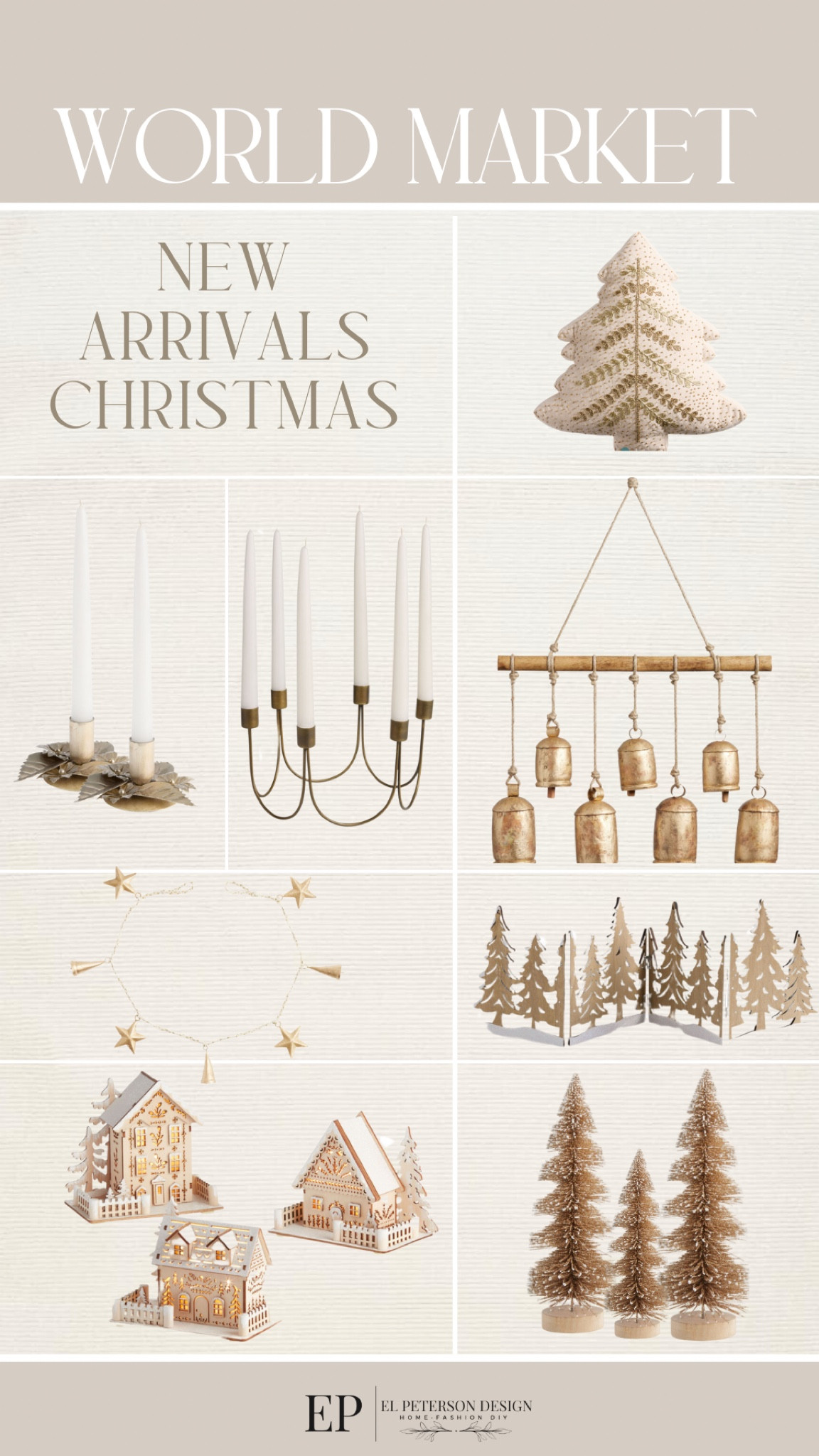 World market
New arrivals
Candle holder
Pillow
Bottleneck trees
Garland
Bells
Winter tree folding 


#LTKHome