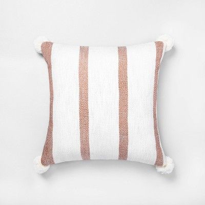 Copper Bold Stripes Throw Pillow - Hearth & Hand™ with Magnolia | Target